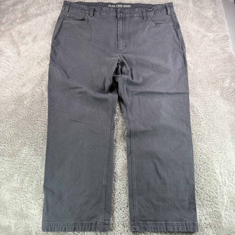 Duluth Trading Flex Fire Hose Cargo Pants Mens 44x30 Relaxed Fit Stretch Canvas